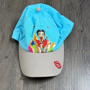Sugar loaf blue and grey Betty boop baseball cap